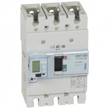 Фотография товара 'Legrand Автоматический выключатель, серия DPX3 250, 40A, 50kA, 3-полюсный 420362'