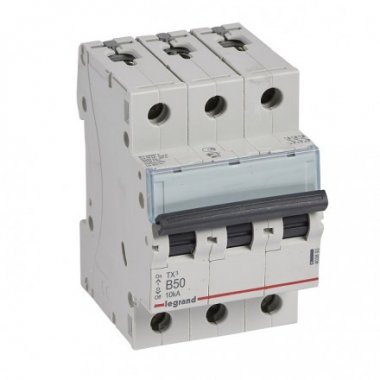 Фотография товара 'Legrand Автоматический выключатель, серия TX3, 3-полюсный 403893'