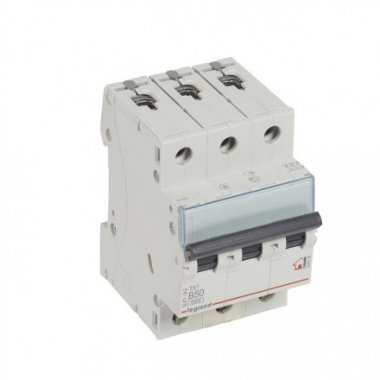 Фотография товара 'Legrand Автоматический выключатель, серия TX3 B50A 3-полюсный 404005'