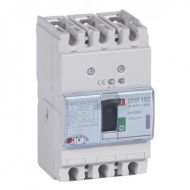 Фотография товара 'Legrand Автоматический выключатель, серия DPX3 160, 125A, 50kA, 3-полюсный 420126'