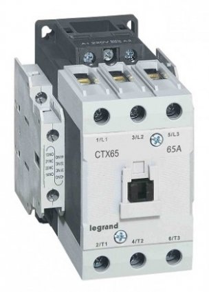 Фотография товара 'Legrand Контактор CTX3 3P 65A 2 НО + 2 НЗ 24V 416160'