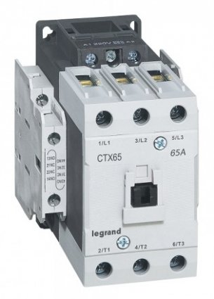 Фотография товара 'Legrand Контактор CTX3 3P 65A 2 НО + 2 НЗ 415V 416169'
