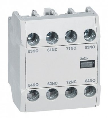 Фотография товара 'Legrand Блок вспомогательного контакта CTX3 фронтальный 4 НО 416853'