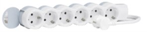 Фотография товара 'Legrand Удлинитель ультраплоский, 6 розеток, 16А - серия Стандарт шнур 5 метра 695018'