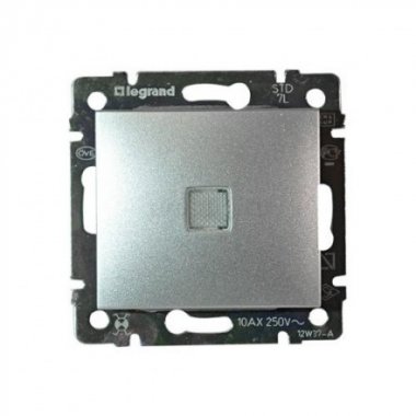 Фотография товара 'Legrand Переключатель промежуточный с подсветкой Valena 770148'