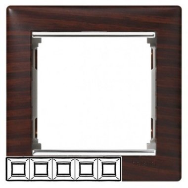 Фотография товара 'Legrand Рамка - Valena - 5 постовая горизонтальный монтаж 770375'