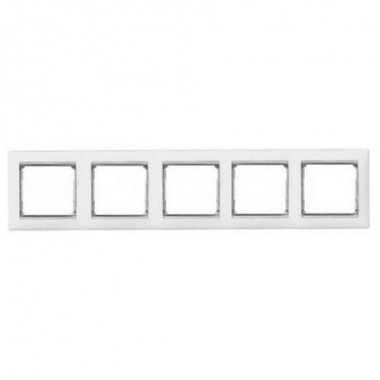 Фотография товара 'Legrand Рамка - Valena - 5 постовая горизонтальный монтаж 770495'