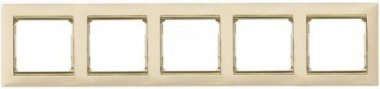 Фотография товара 'Legrand Рамка - Valena - 5 постовая горизонтальный монтаж 774155'