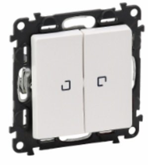 Фотография товара 'Legrand Модуль 2-клавишного выключателя с подсветкой Valena Life 752428'