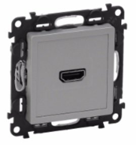 Фотография товара 'Legrand Механизм розетки аудио/видео Valena Life HDMI тип А с лицевой панелью 753371'