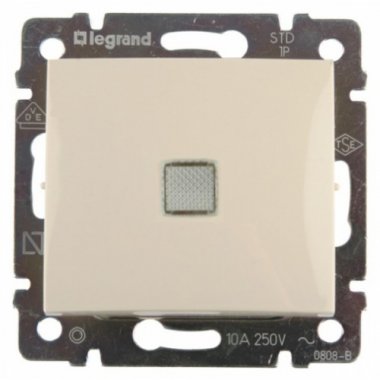 Фотография товара 'Legrand Переключатель на 2 направления с подсветкой, 10АХ, 250В Valena 774326'