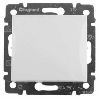 Фотография товара 'Legrand Переключатель на 2 направления, 1-клавишный, 10АХ, 250В Valena 774406'