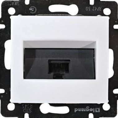 Фотография товара 'Legrand Информационная розетка - Valena - RJ45 - категория 6 - STP - 1 выход 774244'