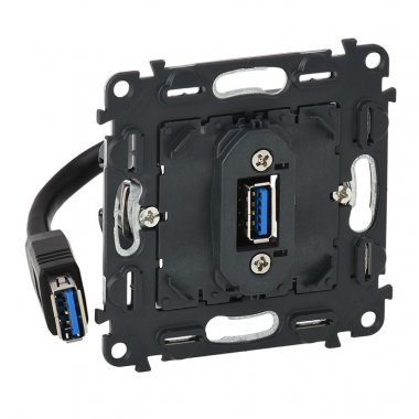 Фотография товара 'Legrand VLN Розетка USB разьем 753082'
