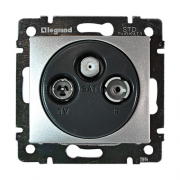 Фотография товара 'Legrand Модуль розетки TV-R-SAT, звезда, 1,5дБ, Valena 770135'