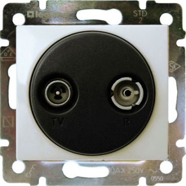 Фотография товара 'Legrand Розетка TV-FM VALENA CLASSIC, проходная 774434'