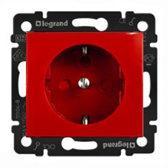 Фотография товара 'Legrand Розетка VALENA CLASSIC, скрытый монтаж, с заземлением 774327'