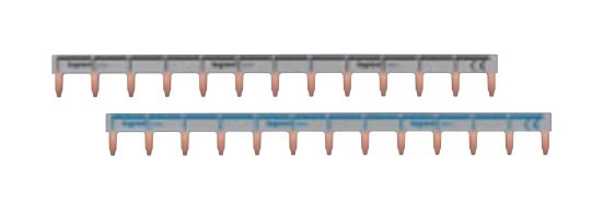Фотография товара 'Legrand Распределительная гребенка, тип 2, до 6 подключений, 10 мм2 404938'
