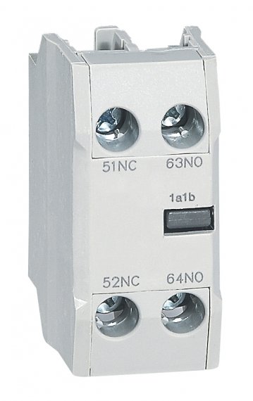 Фотография товара 'Legrand Блок вспомогательного контакта CTX3 фронтальный 1 НО + 3 НЗ 416856'