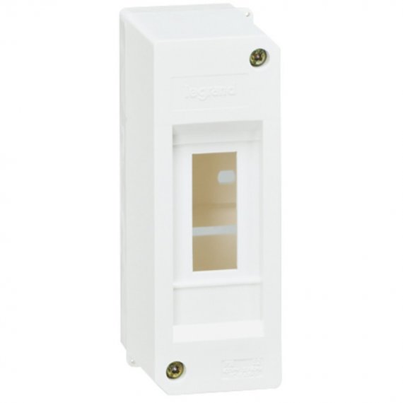 Фотография товара 'Legrand Щиток накладной Mini S - 2 модуля - RAL 9010 001356'