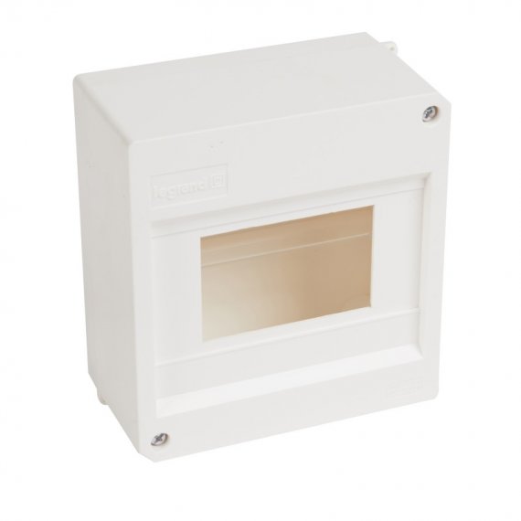 Фотография товара 'Legrand Щиток накладной Mini S - 6 модулей - RAL 9010 001359'