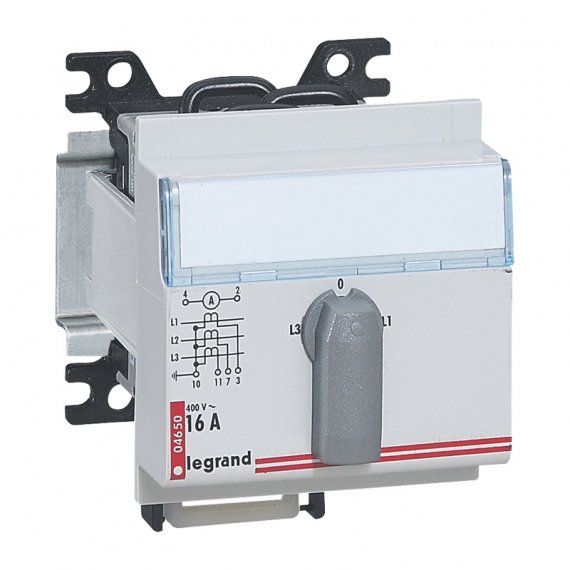 Фотография товара 'Legrand Переключатель для вольтметра - трёхфазный - 7-позиционный - монтаж на рейке DIN 004653'