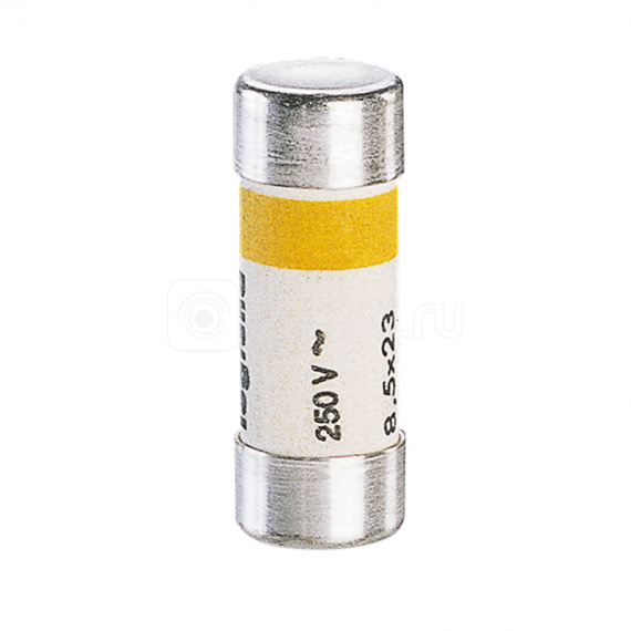 Фотография товара 'Legrand Бытовой цилиндрический предохранитель - 8,5x23 мм - с индикатором - 10 А 011410'