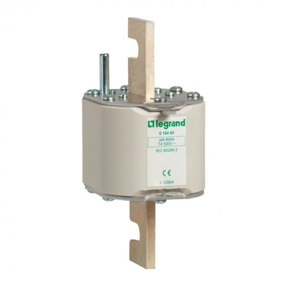 Фотография товара 'Legrand Предохранитель типа aM - размер 4 - с бойком - 800 A 018485'