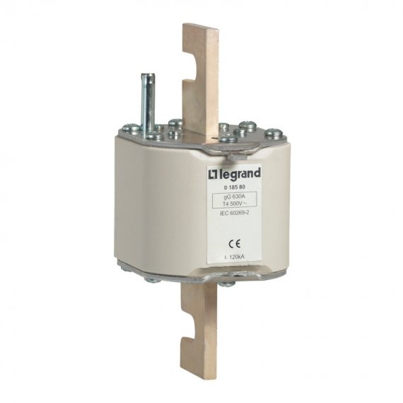 Фотография товара 'Legrand Предохранитель типа gG - размер 4 - с бойком - 630 A 018580'