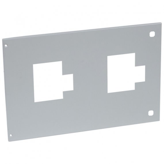 Фотография товара 'Legrand Металлическая лицевая панель - XL3 4000 - для 2 DPX 250 съёмного исполнения 021291'