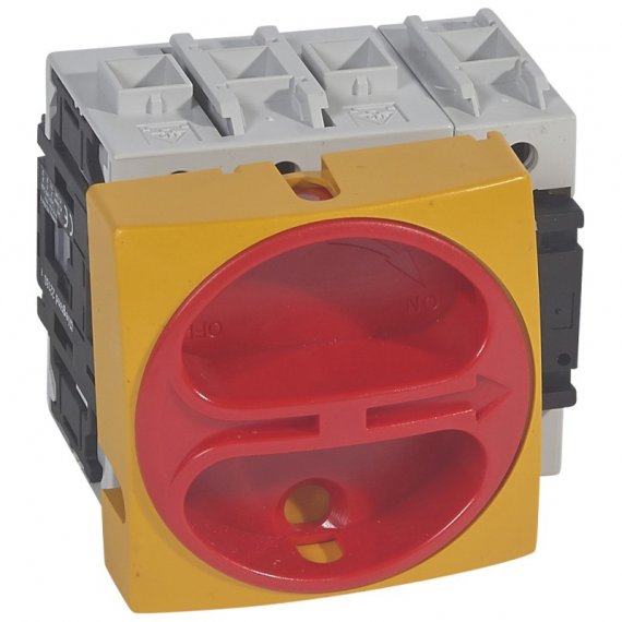 Фотография товара 'Legrand Выключатель-разъединитель - 4П - зажим нейтрали слева - 100 A 022117'