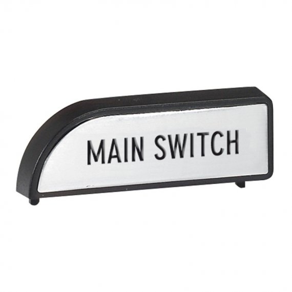 Фотография товара 'Legrand Маркировка Main Switch (главный выключатель) - для лицевой панели 022282'