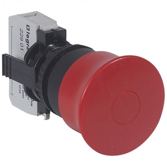 Фотография товара 'Legrand Кнопка с грибовидным толкателем 40 - Osmoz - в сборе 023721'