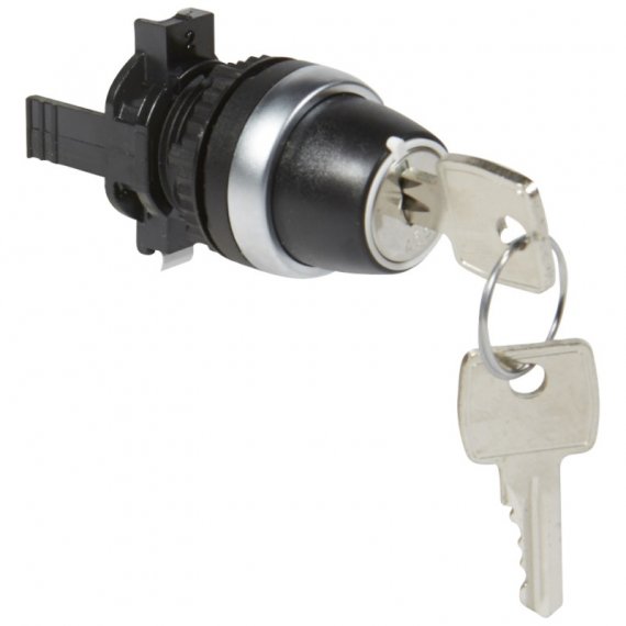 Фотография товара 'Legrand Переключатель с ключом № 455 - Osmoz - в сборе - 2 положения с фиксацией 023738'