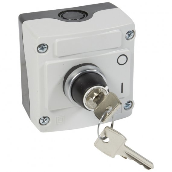 Фотография товара 'Legrand Кнопочный пост управления в сборе с 1 кнопкой - Osmoz + контакт Н/О 024217'