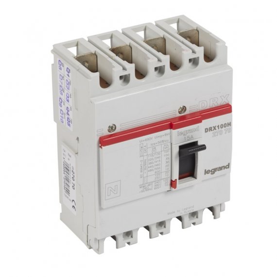 Фотография товара 'Legrand Выключатель автоматический DRX125 термомагнитный 15A 027070'