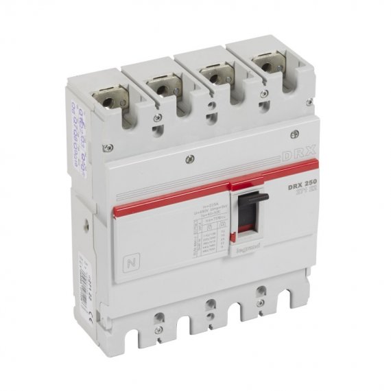 Фотография товара 'Legrand Выключатель автоматический Drx250 фиксированный 225A 027122'
