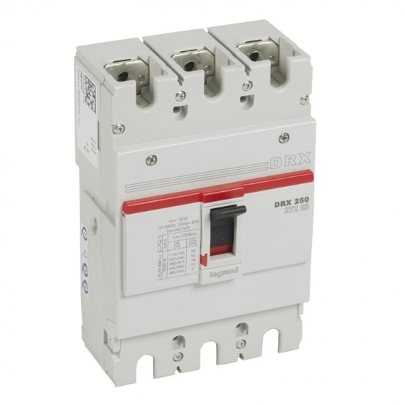 Фотография товара 'Legrand Выключатель автоматический DRX125 термомагнитный 160A 027228'