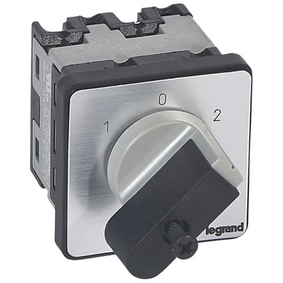 Фотография товара 'Legrand Переключатель на 2 направления - с положением  PR 12 - 1П - 2 контакта 027430'