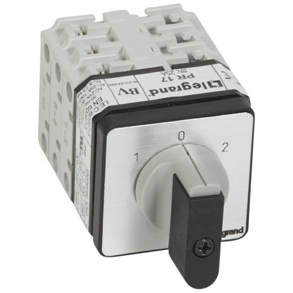 Фотография товара 'Legrand Переключатель на 2 направления PR 17 - 3П - 6 контактов 027437'