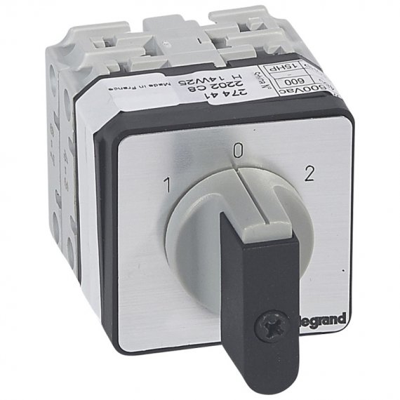 Фотография товара 'Legrand Переключатель на 2 направления PR 21 - 2П - 4 контакта 027441'