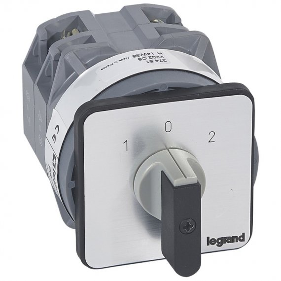 Фотография товара 'Legrand Переключатель на 2 направления PR 40 - 2П - 4 контакта 027451'