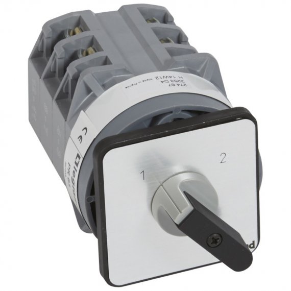 Фотография товара 'Legrand Переключатель на 2 направления PR 63 - 3П - 6 контактов 027487'