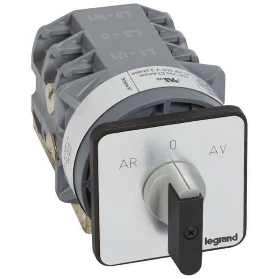 Фотография товара 'Legrand Переключатель реверсивный односкоростной - PR 63 - 5 контактов 027530'