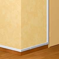 Фотография товара 'Legrand Мини-плинтус DLPlus - 20x12,5 мм - 2 отделения - длина 2,1 м 030007'