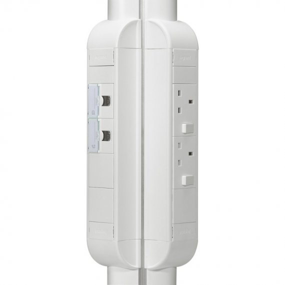 Фотография товара 'Legrand Пустой розеточный блок для комплектования - 8 модулей - длина 325 мм 031066'