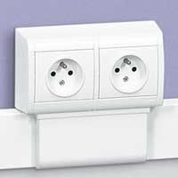 Фотография товара 'Legrand Рамка Mosaic - для монтажа DLP и DLPlus - 2x4 модуля 031621'