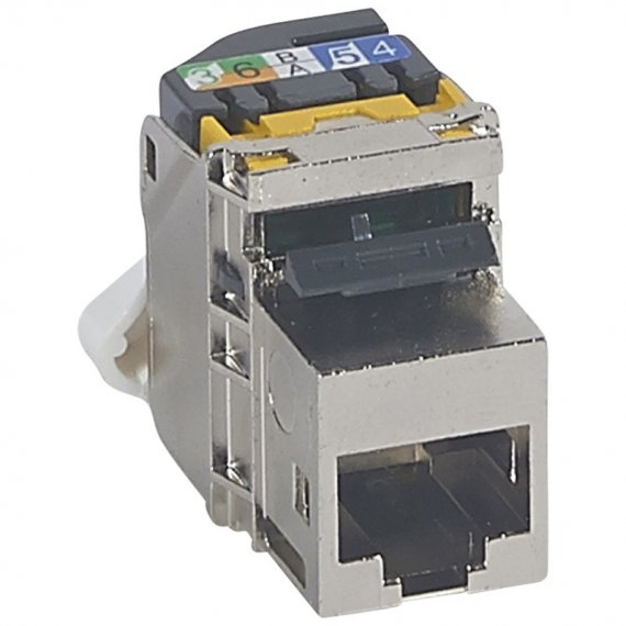 Фотография товара 'Legrand Механизм розетки Keystone RJ45 UTP категория 6A 033155'
