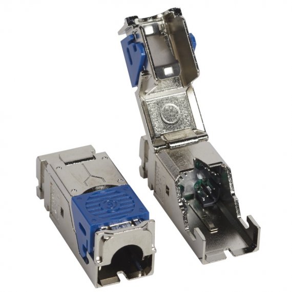 Фотография товара 'Legrand Коннекторы высокой плотности - категория 6 - STP - 6 x RJ 45 033765'