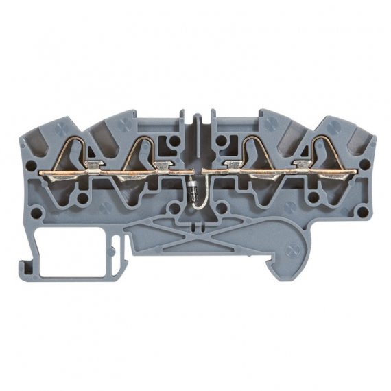 Фотография товара 'Legrand Пружинная клемма Viking 3 - 4 проводника - с диодом - шаг 5 мм 037254'